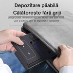 Casa si Gradina - Electrice - Accesorii electrice - Baterii, acumulatori si incarcatoare - Suport portabil incarcare rapida 30W, 3 in 1, Incarcator Wireless pentru Apple Iphone, Negru - Infinity.ro