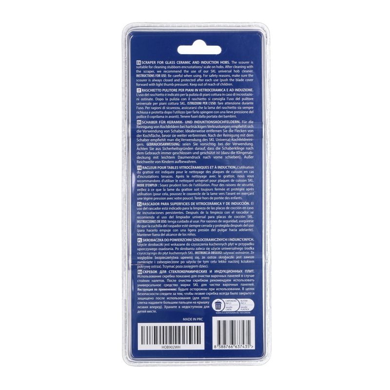 Electronice si Electrocasnice - Aragazuri, cuptoare si hote - Accesorii aragazuri, cuptoare si hote - Accesorii cuptoare si plite - Racleta de curatat plita vitroceramica, wPro, 484000008550 compatibila - Infinity.ro