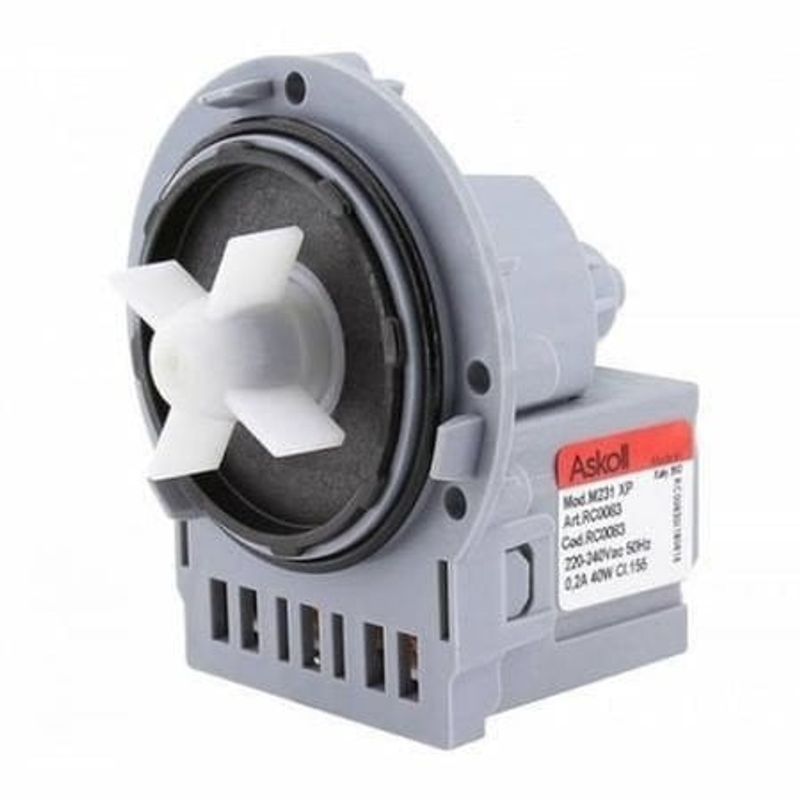 Electronice si Electrocasnice - Masini si uscatoare de rufe - Accesorii masini de spalat si uscatoare - Pompa de evacuare apa universala, M231XP M325 C00312432 Whirlpool 480181701068 originala - Infinity.ro