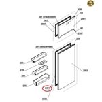 Electronice si Electrocasnice - Aparate frigorifice - Accesorii aparate frigorifice - Garnitura usa frigider pentru aparate frigorifice C00899670 Beko 4669521000 - Infinity.ro