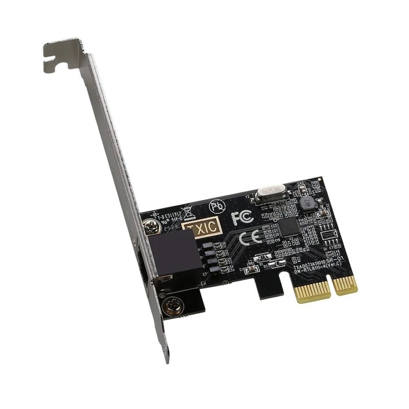 PC, gaming si accesorii - Retelistica - Placi de retea - Placă de rețea PCI Express, PCIe Gigabit 1000Mbps la RJ45 - Infinity.ro