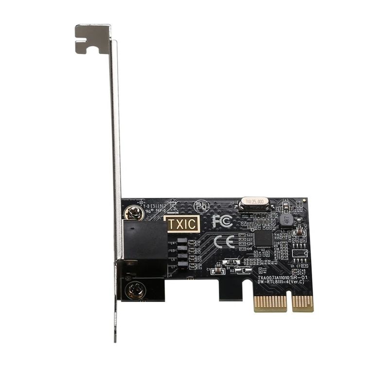 PC, gaming si accesorii - Retelistica - Placi de retea - Placă de rețea PCI Express, PCIe Gigabit 1000Mbps la RJ45 - Infinity.ro