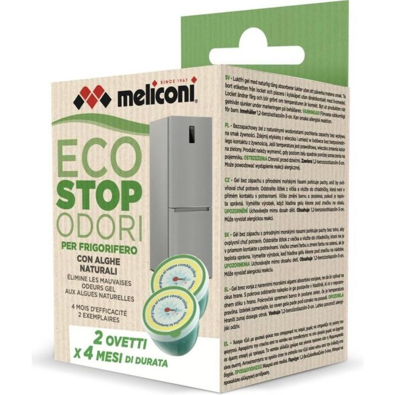 Electronice si Electrocasnice - Aparate frigorifice - Accesorii aparate frigorifice - Dispozitiv de absorbtie a mirosurilor din frigider, Meliconi, Stop Odori 621030 - Infinity.ro