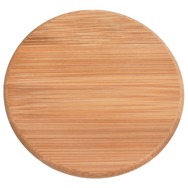 Casa si Gradina - Bucatarie si vesela - Organizare si depozitare bucatarie - Borcane si capace - Borcane de depozitare din sticla capac de bambus 4 buc. 800 ml - Infinity.ro