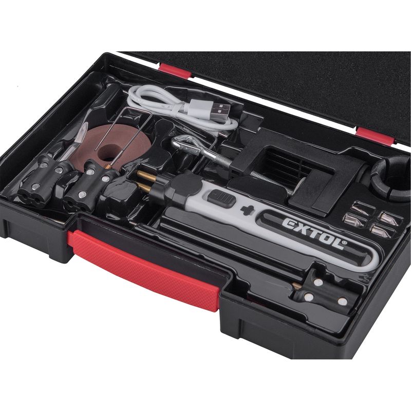 Casa si Gradina - Constructii - Scule electrice si accesorii - Pistoale de lipit - Aparat de taiat polistiren cu acumulator, EXTOL PREMIUM, 8891504, 4V Li-ion, 2Ah - Infinity.ro