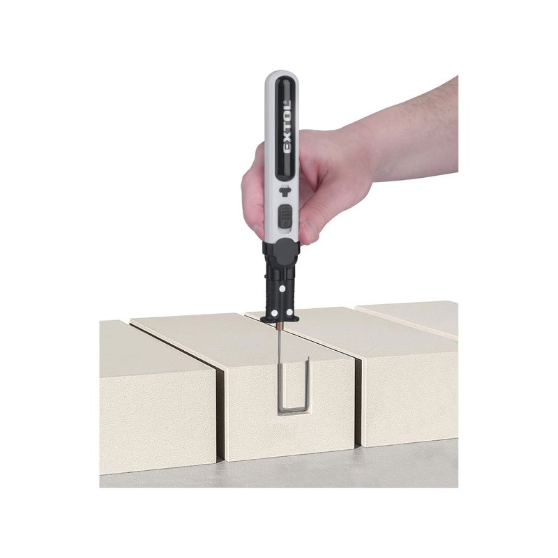 Casa si Gradina - Constructii - Scule electrice si accesorii - Pistoale de lipit - Aparat de taiat polistiren cu acumulator, EXTOL PREMIUM, 8891504, 4V Li-ion, 2Ah - Infinity.ro