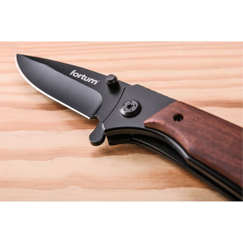 Carti si Birotica - Birotica - Accesorii de birou - Foarfece si cuttere - Cutit utilitar pliabil, FORTUM, 4780301, otel inoxidabil - Infinity.ro