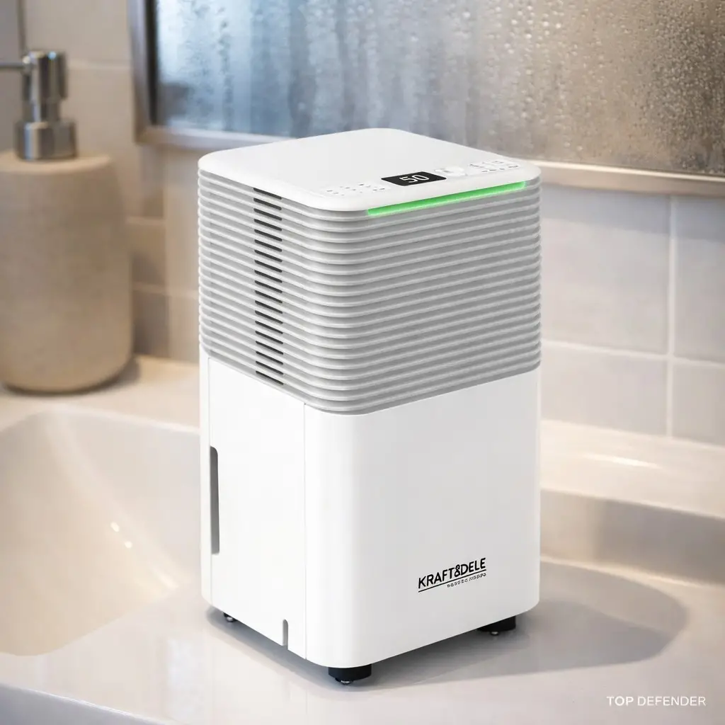 Dezumidificator de aer electric, Kraft&Dele, 12L/24h 200W cu afisaj digital, KD11787