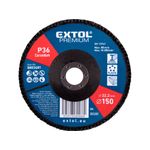 Casa si Gradina - Constructii - Scule electrice si accesorii - Accesorii polizare si slefuire - Disc de slefuit EXTOL PREMIUM, 8803481, O150mm, P36 - Infinity.ro