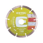 Casa si Gradina - Constructii - Scule electrice si accesorii - Accesorii polizare si slefuire - Disc de taiere diamantat, EXTOL CRAFT, 108812, segmentat, 125mm - Infinity.ro