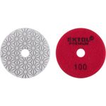 Casa si Gradina - Constructii - Scule electrice si accesorii - Accesorii polizare si slefuire - Disc diamantat granulatie 100, EXTOL PREMIUM, 8803092, O100mm - Infinity.ro
