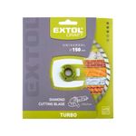 Casa si Gradina - Constructii - Scule electrice si accesorii - Accesorii polizare si slefuire - Disc taiere diamantat turbo, 108853, 150x22,2x2,3mm, 10000 rot/min - Infinity.ro