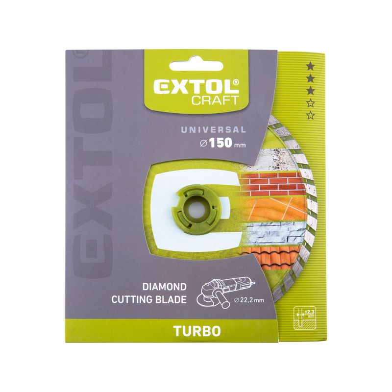 Casa si Gradina - Constructii - Scule electrice si accesorii - Accesorii polizare si slefuire - Disc taiere diamantat turbo, 108853, 150x22,2x2,3mm, 10000 rot/min - Infinity.ro