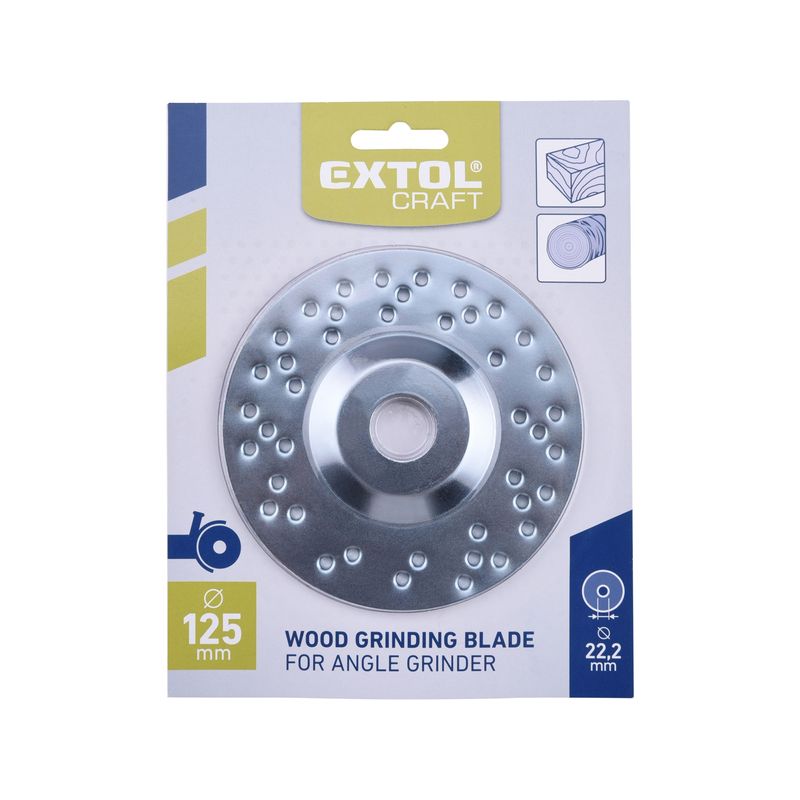 Casa si Gradina - Constructii - Scule electrice si accesorii - Accesorii polizare si slefuire - Disc pentru lemn, EXTOL CRAFT, 10801, 125mm - Infinity.ro
