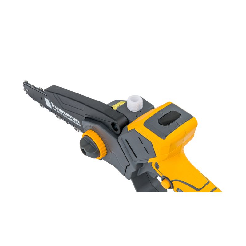 Casa si Gradina - Constructii - Scule electrice si accesorii - Fierastraie electrice - Fierastrau electric cu lant Powermat, 21V, 2x2Ah, lama 200mm, PM-MPA-2AHM - Infinity.ro