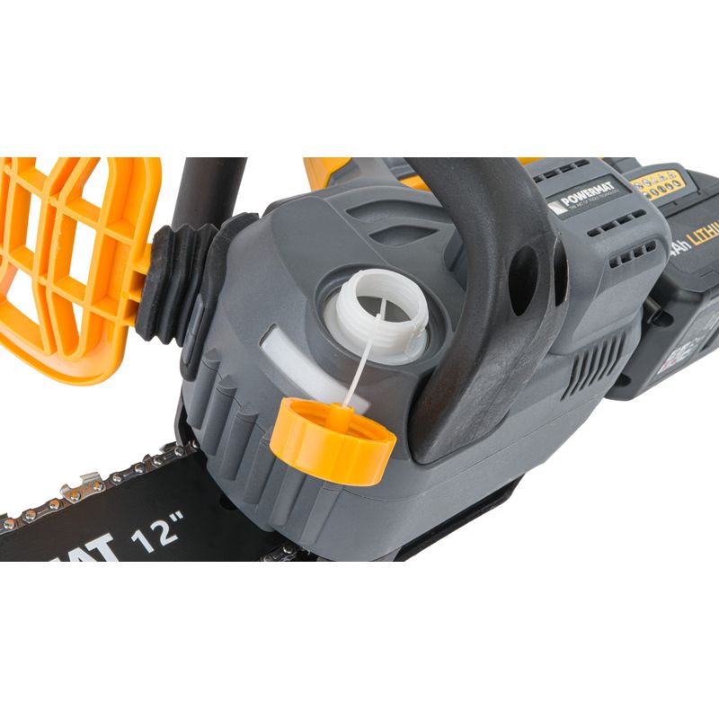 Casa si Gradina - Constructii - Scule electrice si accesorii - Fierastraie electrice - Fierastrau cu lant pe acumulator Powermat PM‑MPA‑4AHM, 12″ - Infinity.ro