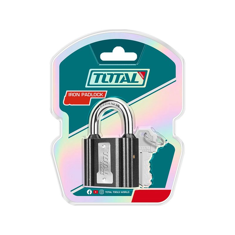 Casa si Gradina - Constructii - Feronerie si accesorii - Lacate - Lacat din fier 3 chei, TOTAL, TLK31381, 38mm - Infinity.ro