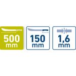 Carti si Birotica - Birotica - Accesorii de birou - Foarfece si cuttere - Maceta, 650/150mm, EXTOL PREMIUM, 970001, lungime 650mm - Infinity.ro