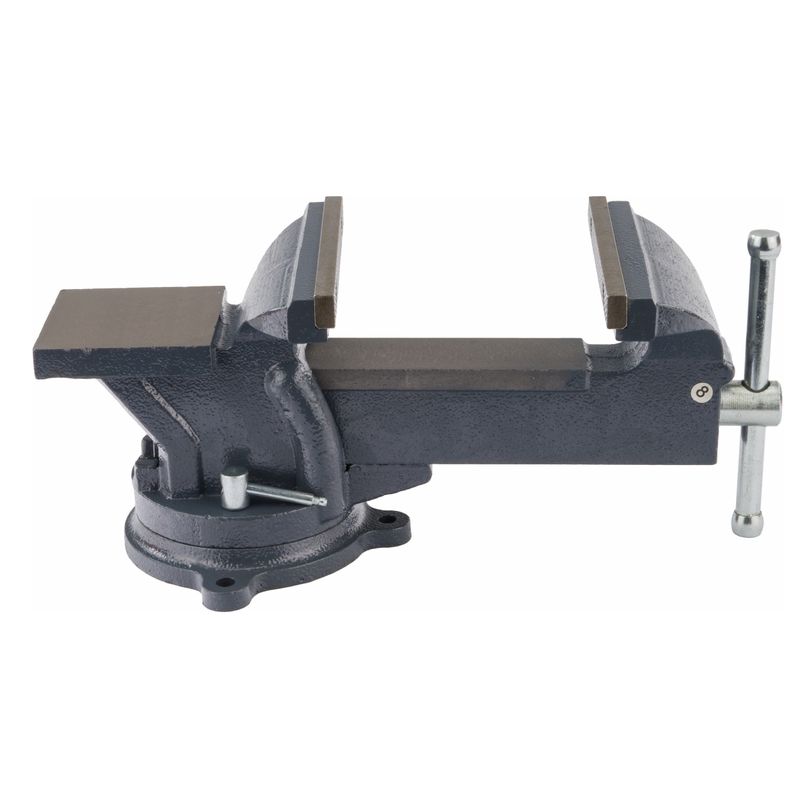 Casa si Gradina - Constructii - Scule electrice si accesorii - Menghine si cleme fixare - Menghina de lacatuserie 150 mm rotativa cu nicovala, PM1237 - Infinity.ro