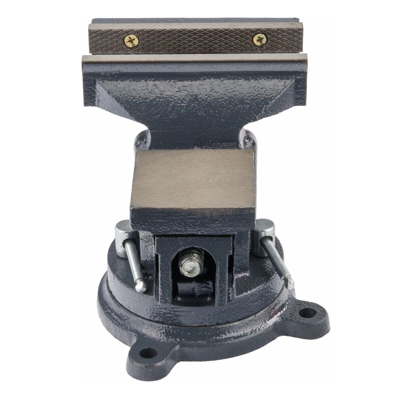 Casa si Gradina - Constructii - Scule electrice si accesorii - Menghine si cleme fixare - Menghina de lacatuserie 125 mm rotativa cu nicovala, Powermat PM1236 - Infinity.ro