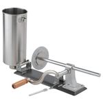 Casa si Gradina - Constructii - Depozitare, transport si protectie - Cantare electronice comerciale - Masina de umplut carnati manuala, Kraft&Dele, inox 3 kg cu 4 palnii, KD4130 - Infinity.ro