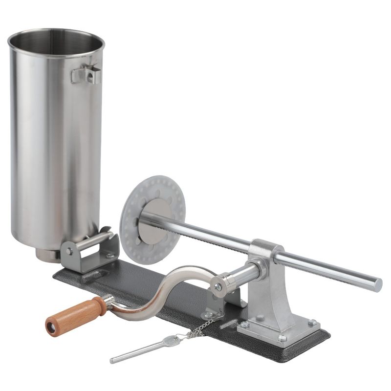 Casa si Gradina - Constructii - Depozitare, transport si protectie - Cantare electronice comerciale - Masina de umplut carnati manuala, Kraft&Dele, inox 3 kg cu 4 palnii, KD4130 - Infinity.ro