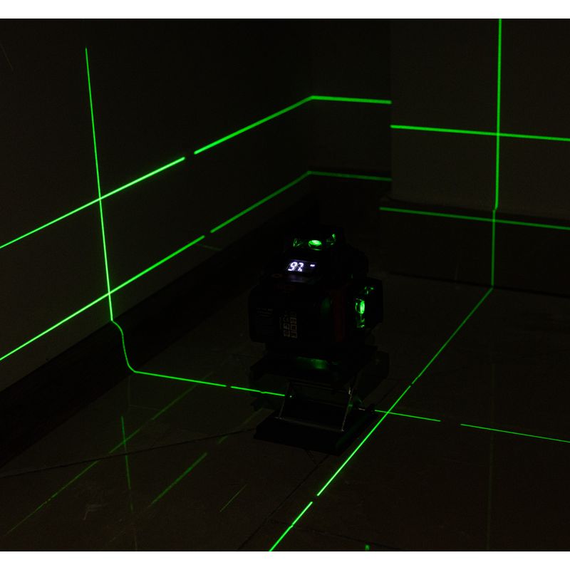 Casa si Gradina - Constructii - Scule electrice si accesorii - Aparate de masura - Nivela laser cruce 4D 360 verde, Red Technic, RTPLK0036 - Infinity.ro