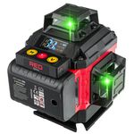 Casa si Gradina - Constructii - Scule electrice si accesorii - Aparate de masura - Nivela laser cruce 4D 360 verde, Red Technic, RTPLK0036 - Infinity.ro