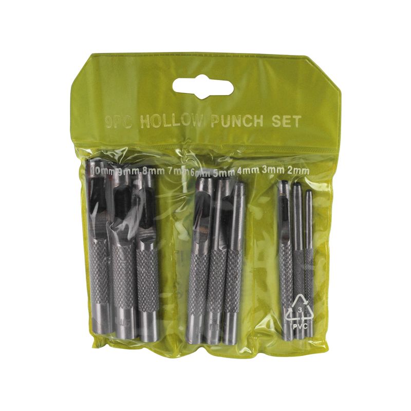 Casa si Gradina - Constructii - Scule electrice si accesorii - Seturi si accesorii pentru gaurit si insurubat - Perforator piele, set 9 piese, 2-10mm, 10266 - Infinity.ro