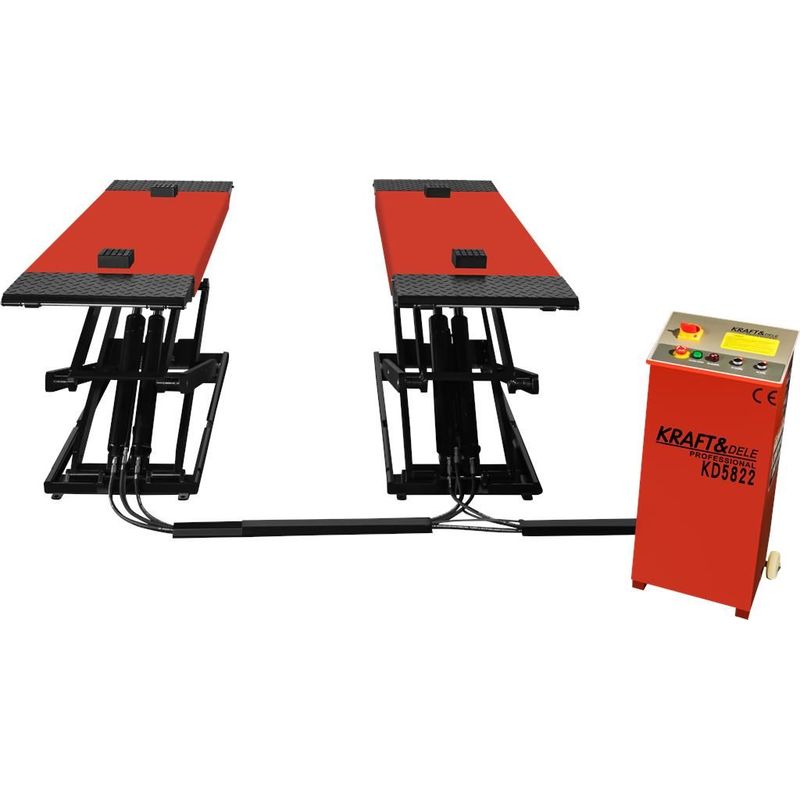 Auto si Moto - Reparatii si depanare - Scule auto - Echipamente de ridicare si sprijin - Platforma automata cu foarfeca Kraft&Dele KD5822, 3800 kg, 230V, 2.2 kW - Infinity.ro