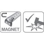 Casa si Gradina - Constructii - Scule electrice si accesorii - Aparate de masura - Ruleta extensibila FORTUM, 4780105, clasa II, cauciuc - Infinity.ro