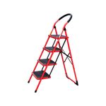 Casa si Gradina - Constructii - Scule de mana si unelte - Mese si bancuri de lucru - Scara pliabila otel, EXTOL, 4 trepte, 8849032, inaltime 92cm, 150kg - Infinity.ro