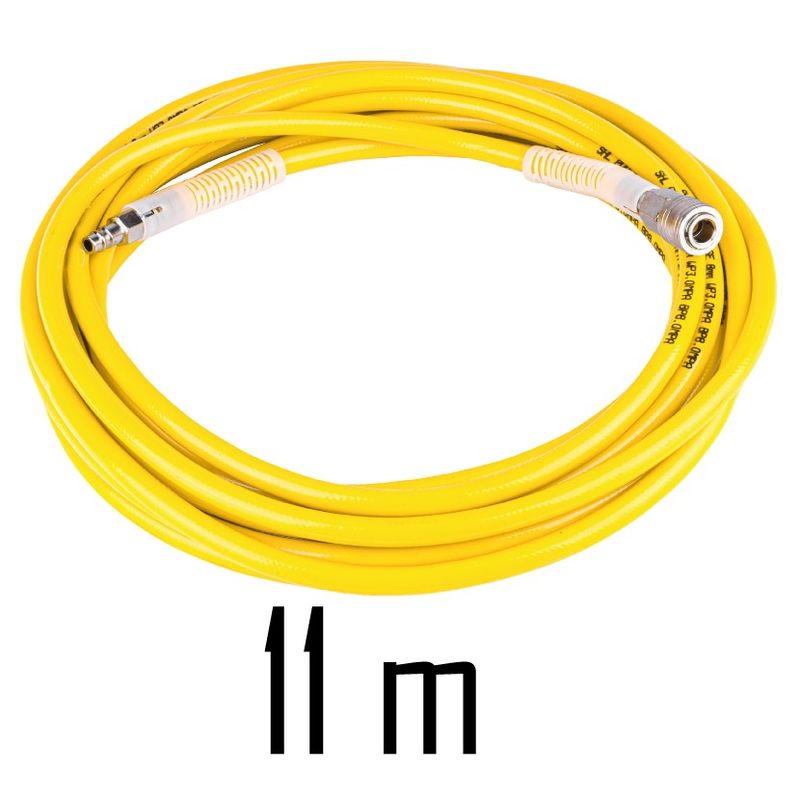 Casa si Gradina - Constructii - Vopsea si tencuieli - Pistoale si sisteme de vopsit si tencuit - Set 2 furtunuri pentru masina de tencuit Powermat PM‑AGT‑1500M‑WA, 10 m + 11 m - Infinity.ro