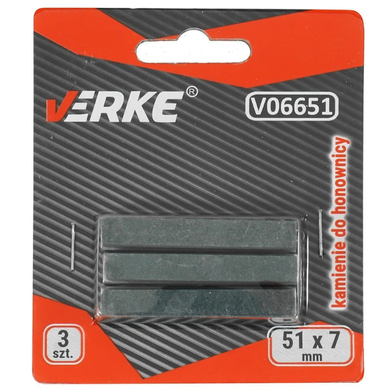 Auto si Moto - Reparatii si depanare - Scule auto - Scule si truse auto - Set 3 pietre pentru honuit, Verke, V06651, 51x7 mm - Infinity.ro