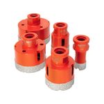 Casa si Gradina - Constructii - Scule electrice si accesorii - Seturi si accesorii pentru gaurit si insurubat - Set 5 piese burghiu diamant, EXTOL PREMIUM, 8802995, filet M14, 20-68mm - Infinity.ro