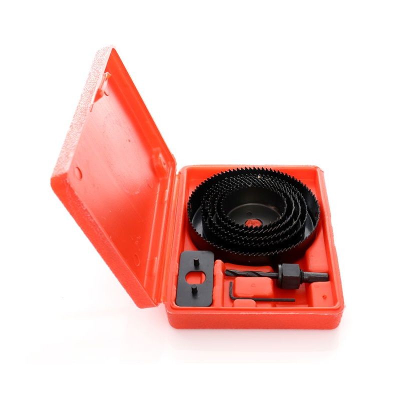 Casa si Gradina - Constructii - Scule electrice si accesorii - Seturi si accesorii pentru gaurit si insurubat - Set carote pentru lemn, 8 buc 64-127mm, KD10279, Kraft&Dele - Infinity.ro