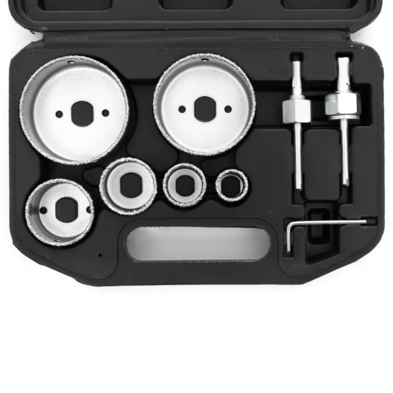 Casa si Gradina - Constructii - Scule electrice si accesorii - Seturi si accesorii pentru gaurit si insurubat - Set carote, Kraft&Dele KD10285, 22-73 mm, 9 piese - Infinity.ro