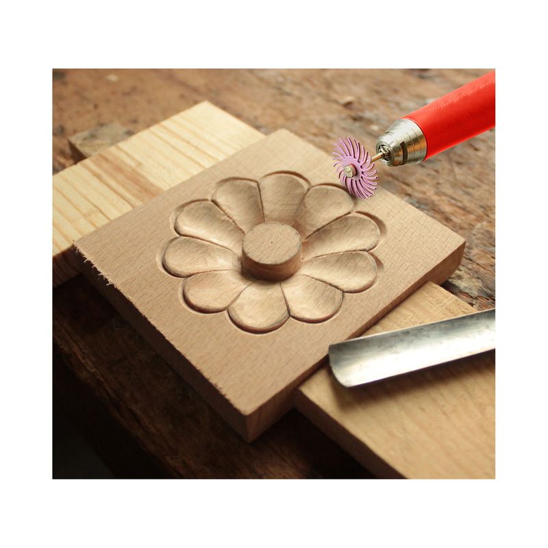 Casa si Gradina - Constructii - Scule electrice si accesorii - Polizoare - Set discuri radiale pentru mini polizor, EXTOL, 52pcs, 8803762, 25mm, P80-P2500 - Infinity.ro