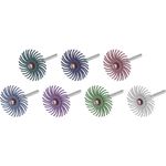Casa si Gradina - Constructii - Scule electrice si accesorii - Polizoare - Set discuri radiale pentru mini polizor, EXTOL, 52pcs, 8803762, 25mm, P80-P2500 - Infinity.ro