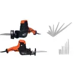 Casa si Gradina - Constructii - Scule electrice si accesorii - Fierastraie electrice - Set fierastrau electric 1600W Kraft&Dele D1665 + 28 lame sabie D10780 - Infinity.ro