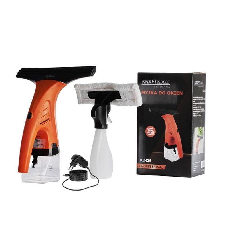 Casa si Gradina - Constructii - Scule electrice si accesorii - Aparate de spalat cu presiune - Spalator de geamuri electric, Kraft&Dele, aspirare 1.3–1.5 kPa fara fir, KD425 - Infinity.ro