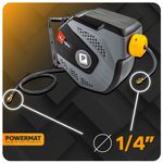 Casa si Gradina - Electrice - Echipamente electrice - Accesorii compresoare - Tambur Automat Furtun Pneumatic Powermat PM-ABNW-14-M 14m 150 PSI, 3.6 kg - Infinity.ro