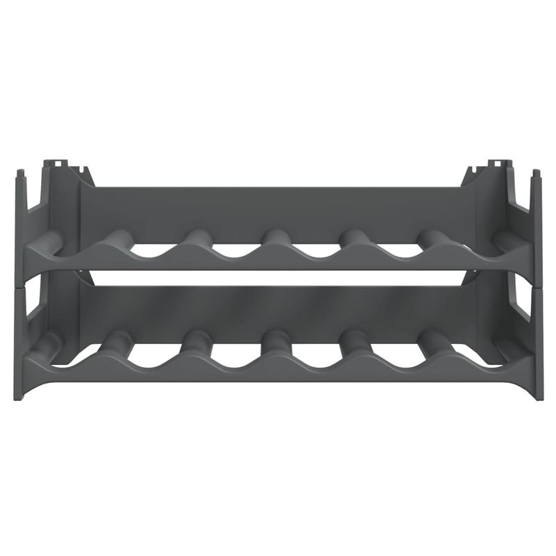 Casa si Gradina - Bucatarie si vesela - Accesorii bar - Carafe si decantoare - Raft de sticle de vin, pentru 12 sticle, PP, stivuibil - Infinity.ro