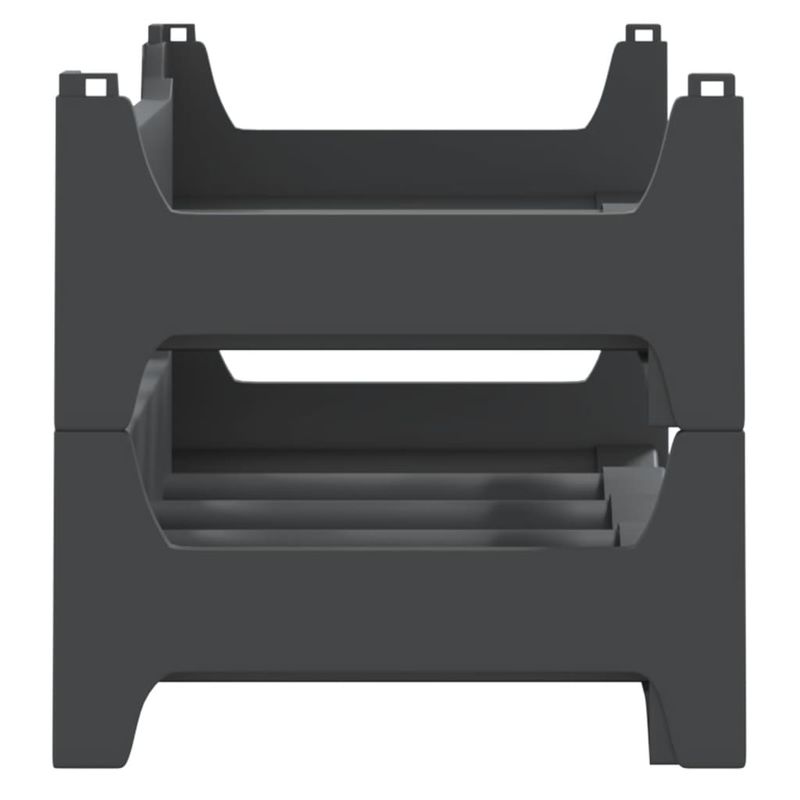 Casa si Gradina - Bucatarie si vesela - Accesorii bar - Carafe si decantoare - Raft de sticle de vin, pentru 12 sticle, PP, stivuibil - Infinity.ro