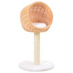 Petshop - Accesorii petshop - Jucarii animale - Ansambluri de joaca - Ansamblu pentru pisici cu stalp funie sisal, lemn de salcie - Infinity.ro