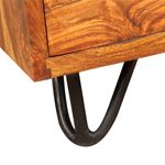 Casa si Gradina - Mobilier - Mese si birouri - Birouri - Birou de lucru cu 1 Sertar si 1 Dulap, Lemn masiv de palisandru - Infinity.ro