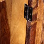 Casa si Gradina - Mobilier - Mese si birouri - Birouri - Birou de lucru cu 1 Sertar si 1 Dulap, Lemn masiv de palisandru - Infinity.ro