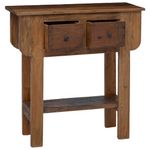 Casa si Gradina - Mobilier - Comode si corpuri - Console - Masa consola, 80x35x80 cm, amestec de lemn reciclat - Infinity.ro