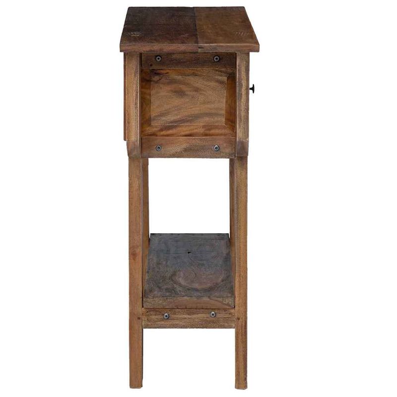 Casa si Gradina - Mobilier - Comode si corpuri - Console - Masa consola, 80x35x80 cm, amestec de lemn reciclat - Infinity.ro