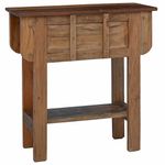 Casa si Gradina - Mobilier - Comode si corpuri - Console - Masa consola, 80x35x80 cm, amestec de lemn reciclat - Infinity.ro